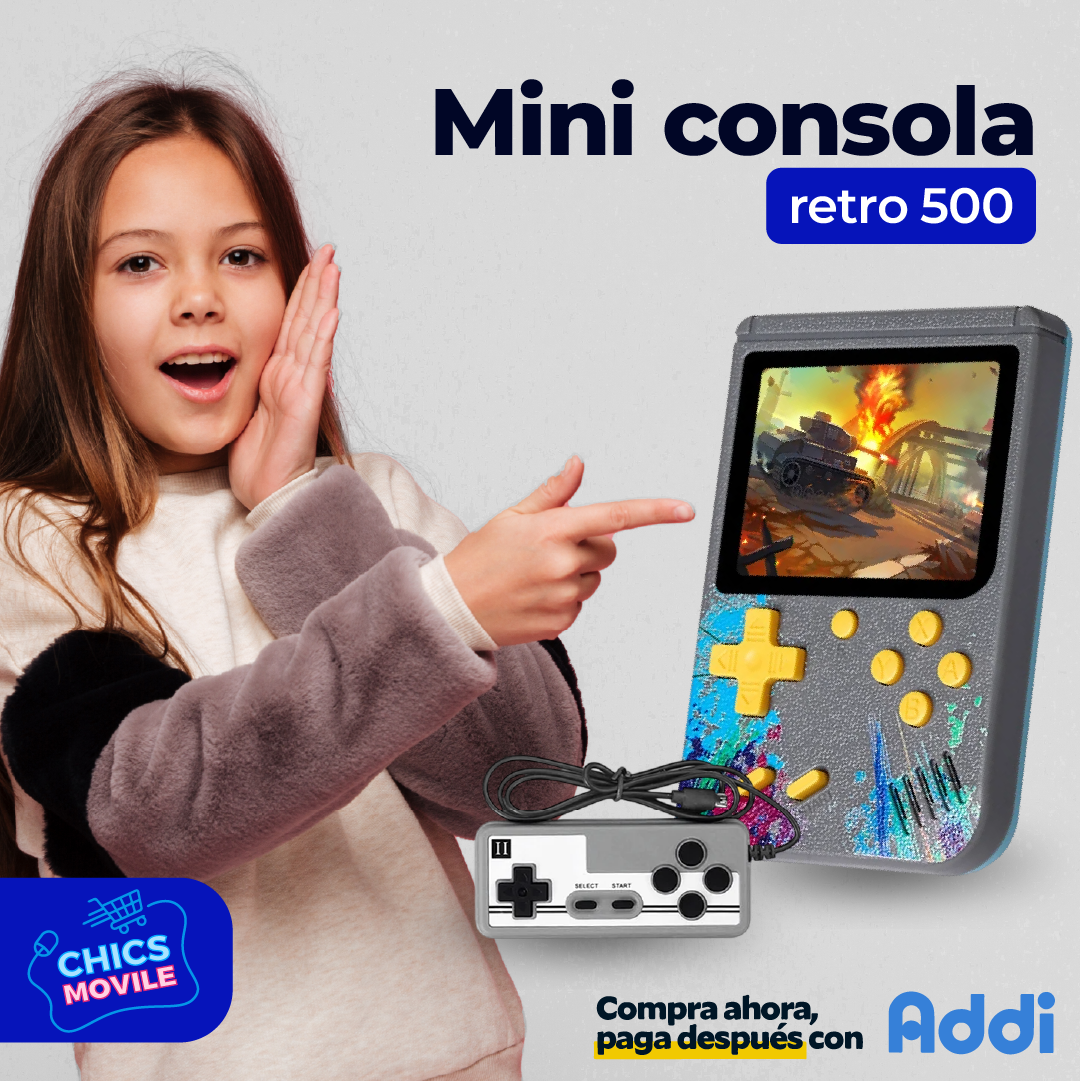 Mini Consola Retro 500 🎮