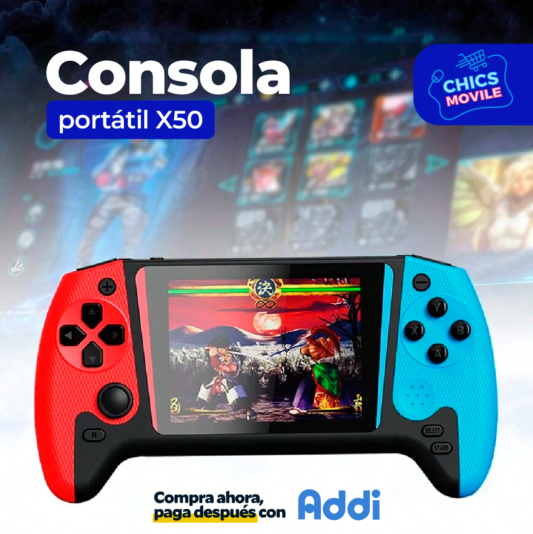 Consola Portátil X50 🎮✨