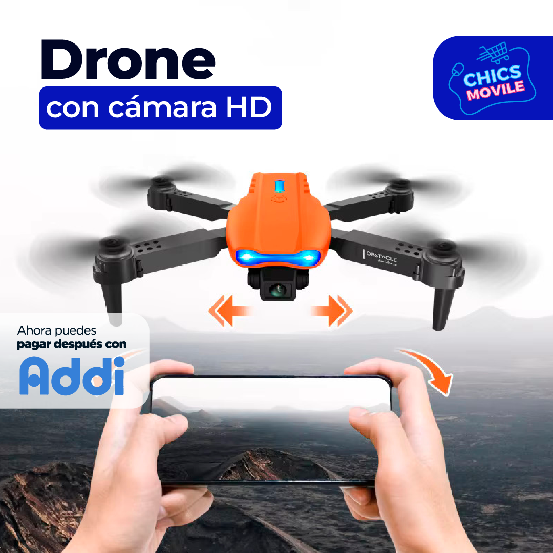 Dron E88 Pro con cámara dual 4k Full HD Wifi y GPS🚀🎥