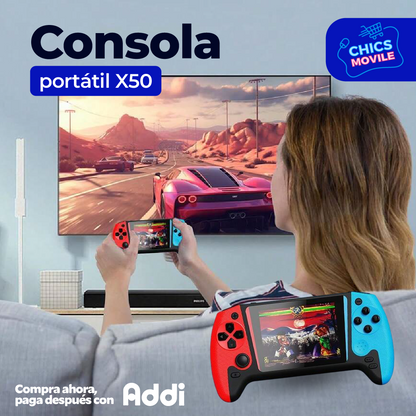 Consola Portátil X50 🎮✨