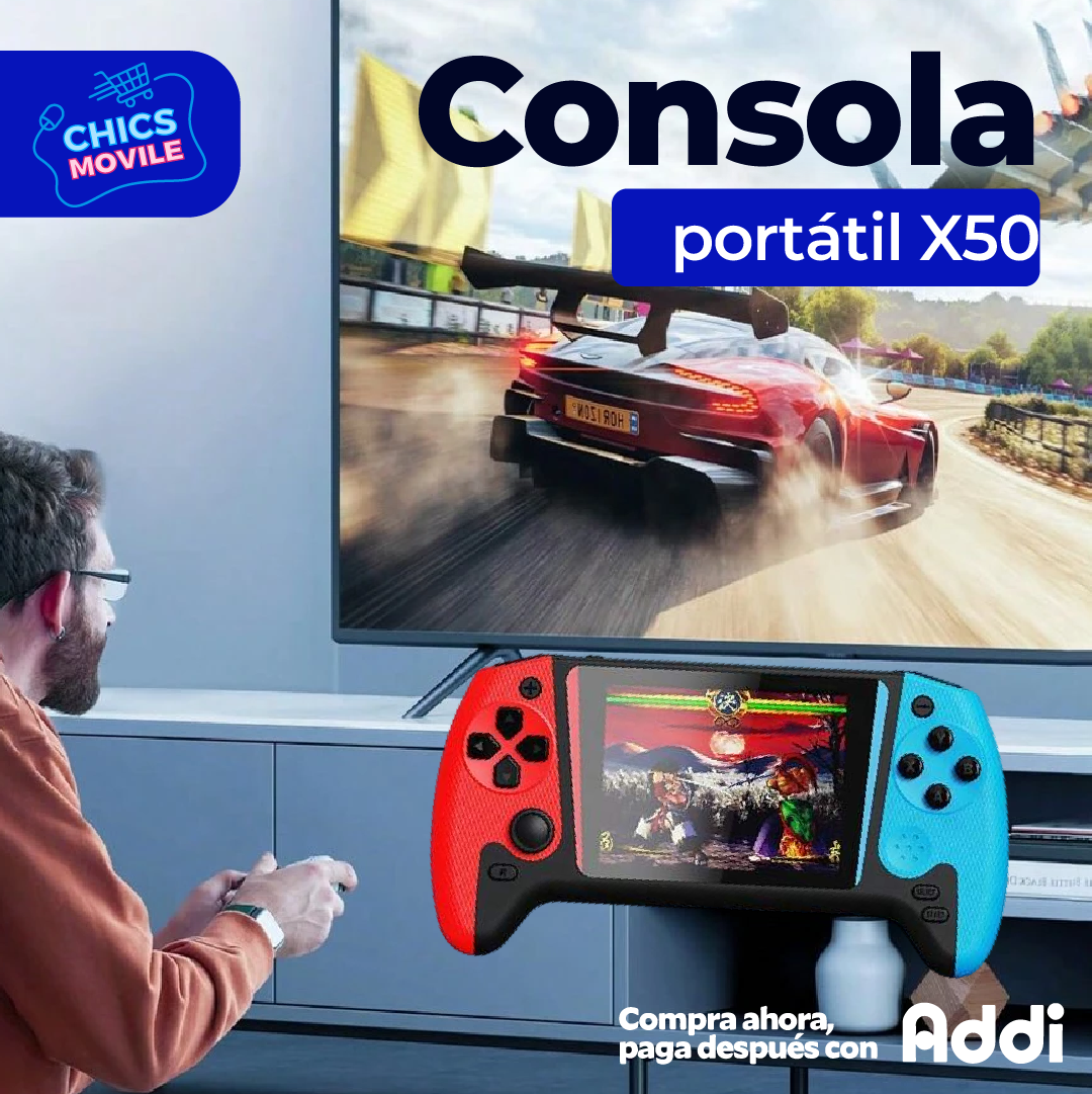 Consola Portátil X50 🎮✨