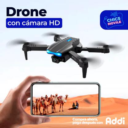 Dron E88 Pro con cámara dual 4k Full HD Wifi y GPS🚀🎥