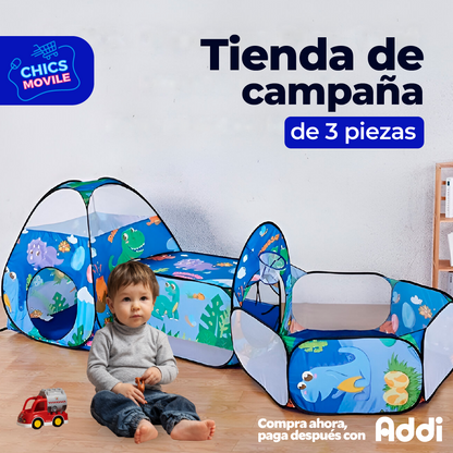 Tienda de Campaña de 3 Piezas