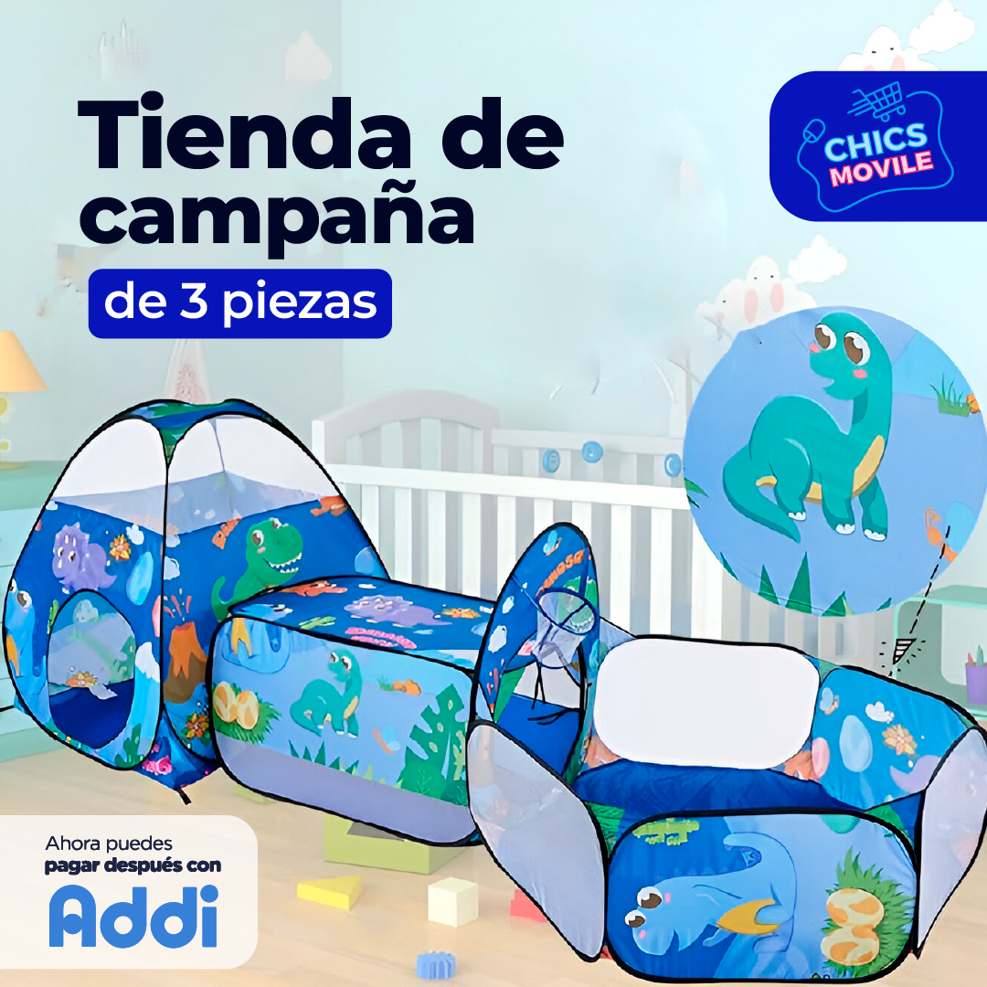 Tienda de Campaña de 3 Piezas