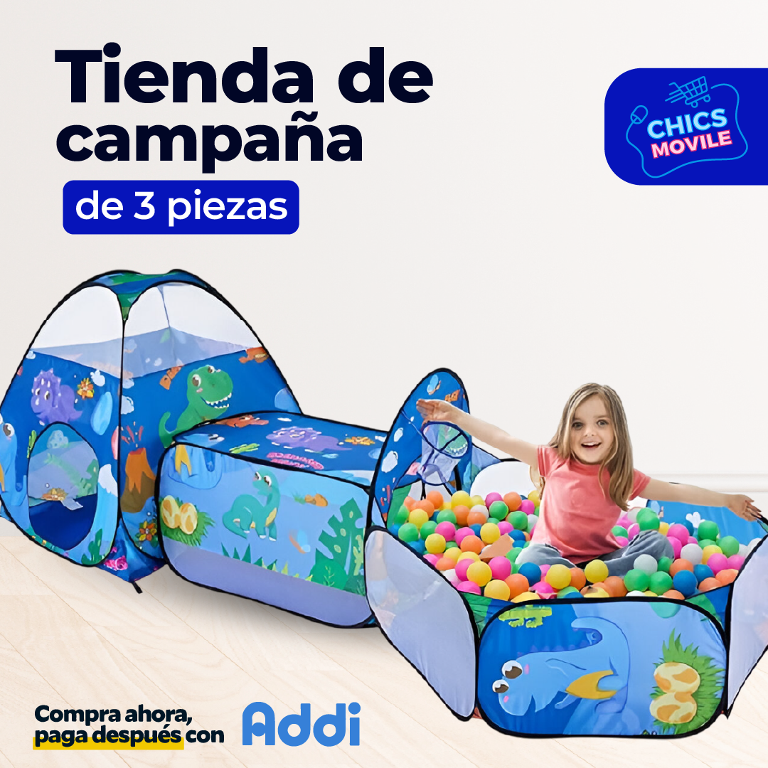 Tienda de Campaña de 3 Piezas