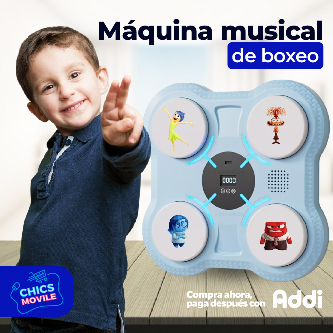 Máquina Musical de Boxeo Intensamente 🧤 🎵