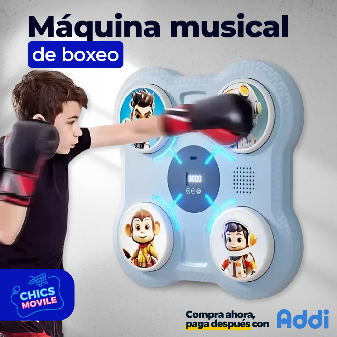 Máquina Musical de Boxeo Intensamente 🧤 🎵