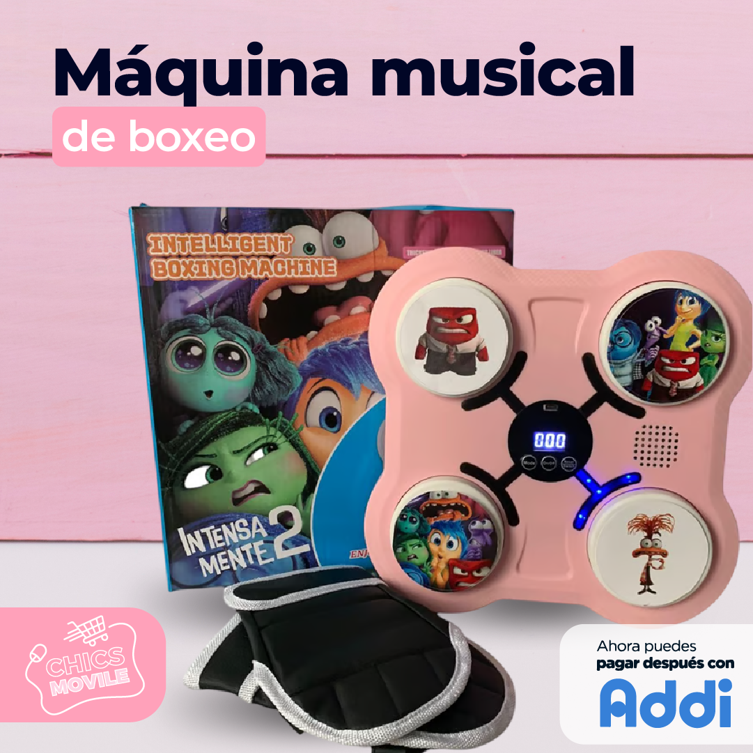 Máquina Musical de Boxeo Intensamente 🧤 🎵