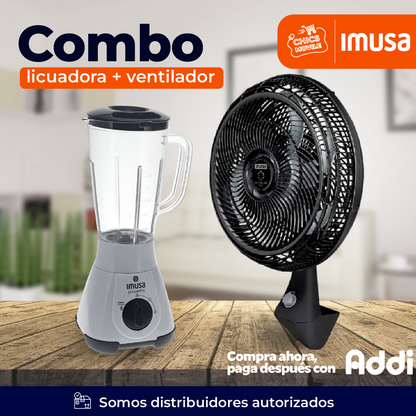 Ventilador SAMURAI Turbo Fresco + Licuadora IMUSA ☀️🌅