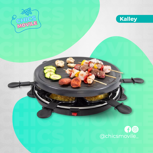 Raclette KALLEY 800W Asador Electrico 🥩🍕