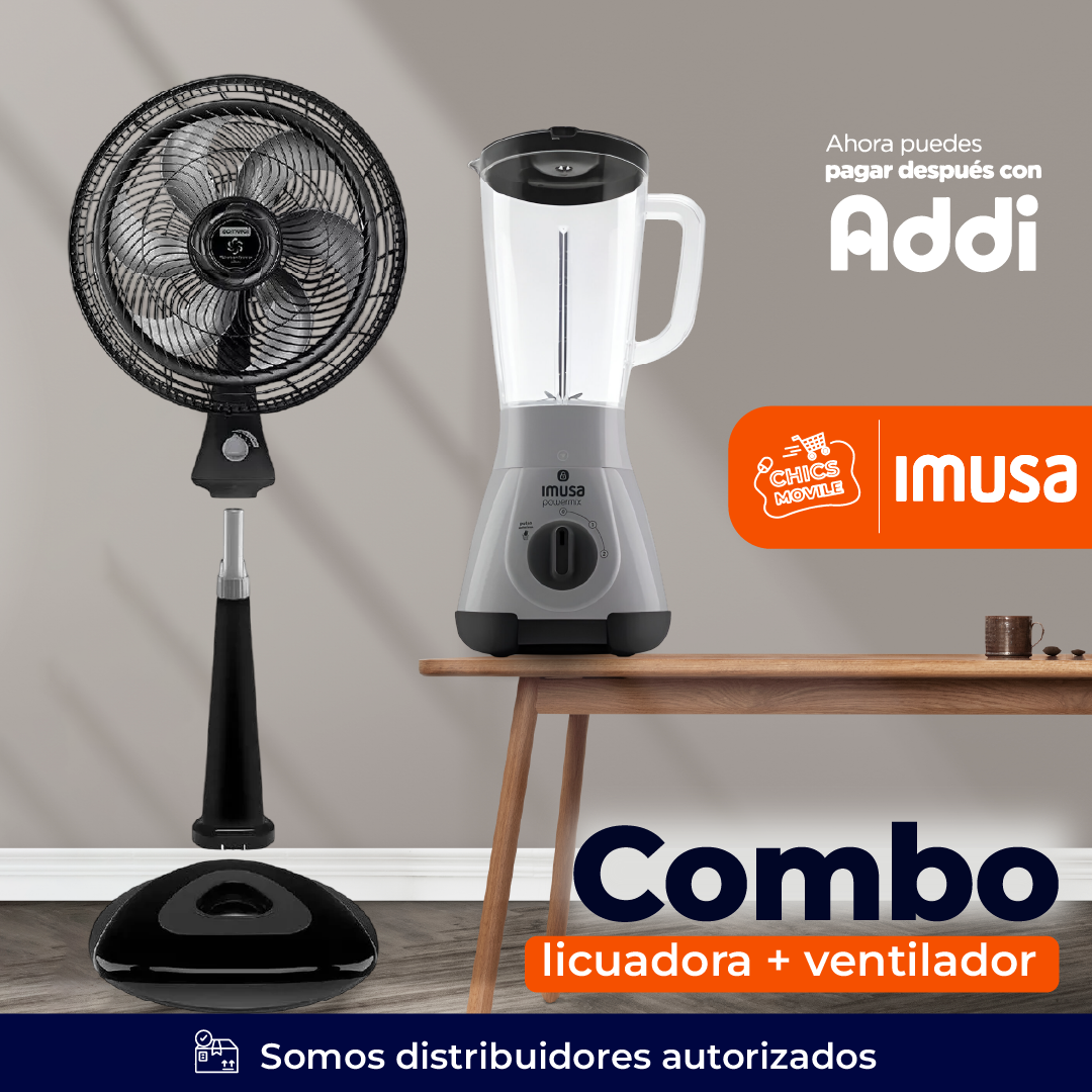 Ventilador SAMURAI Turbo Fresco + Licuadora IMUSA ☀️🌅