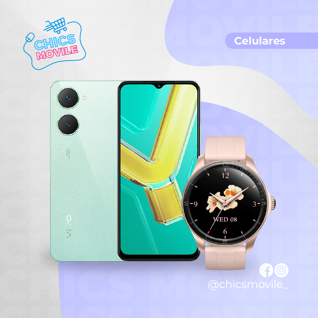 Celular VIVO Y03 128GB + Smartwach L-Watch 3 KALLEY