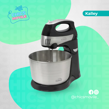 Batidora Mesa KALLEY K-mbme300 Color Negro/Plateado 110V - 120V 🍮🍩🍨👨🏻‍🍳