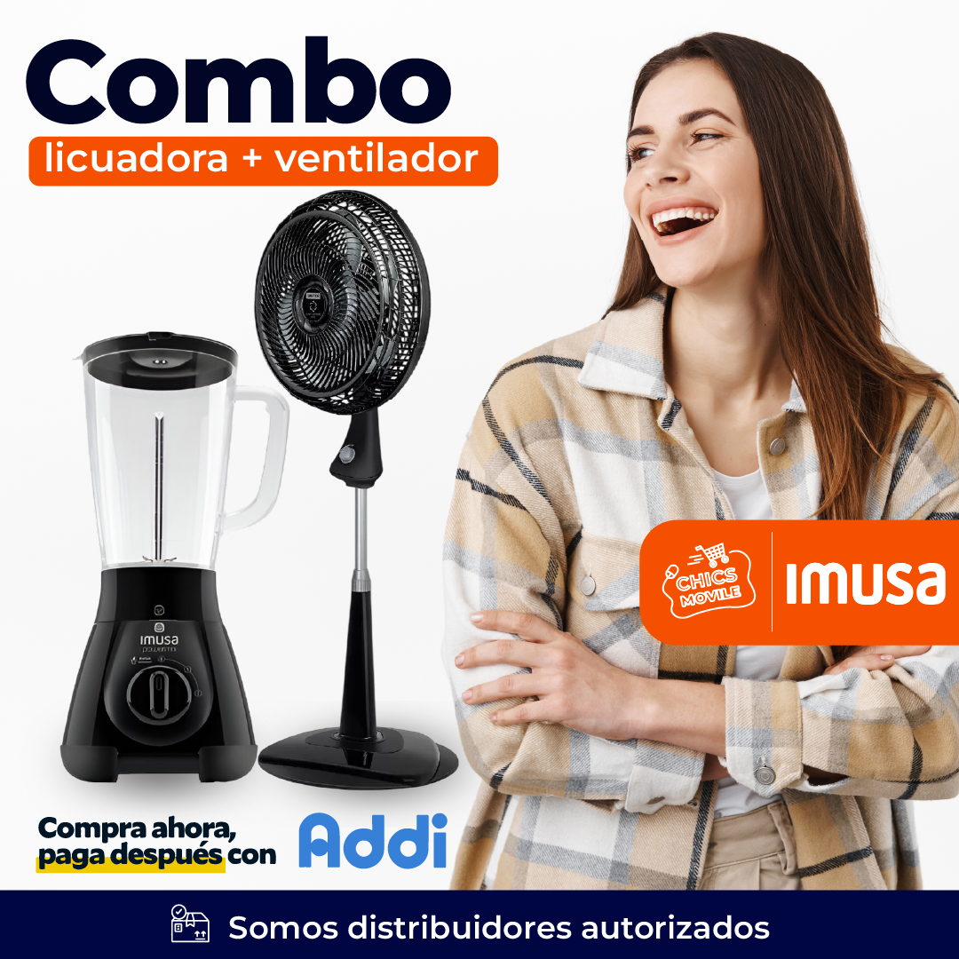 Ventilador SAMURAI Turbo Fresco + Licuadora IMUSA ☀️🌅