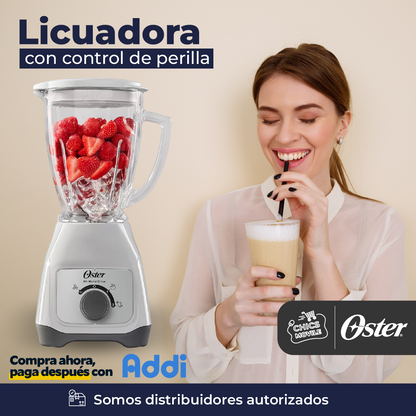 Licuadora Oster Con Vaso De Plástico Y Control De Perilla  🍹✅