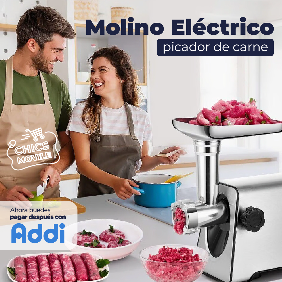 Molino Eléctrico Picador Carne Procesador Renahous 🥩🍖