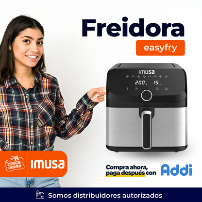 Freidora de aire IMUSA EasyFry MEGA 7,5L Digital Negra 🥩👩🏻‍🍳