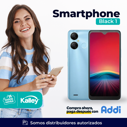 Celular KALLEY Black 1 128GB  📲✅