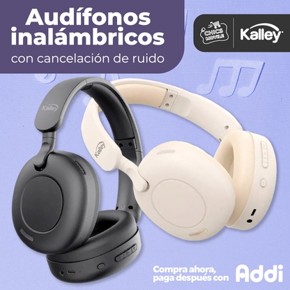 Audífonos De Diadema KALLEY Inalámbricos Bluetooth K-ac2 🎧🎶😎