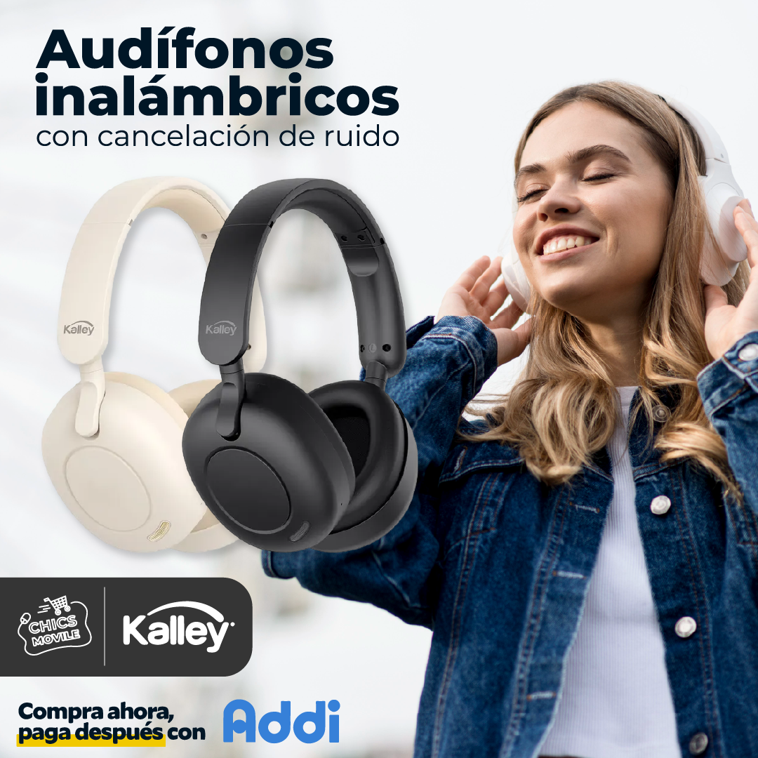 Audífonos De Diadema KALLEY Inalámbricos Bluetooth K-ac2 🎧🎶😎