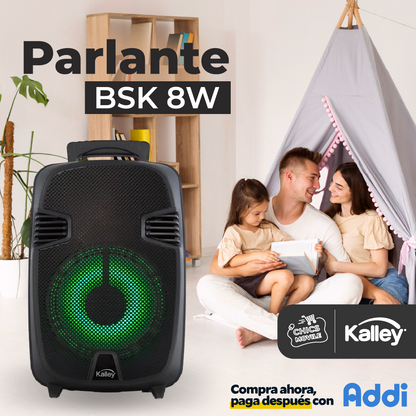 Parlante KALLEY K-bsk8w 8w Negro 🔊😎🎶