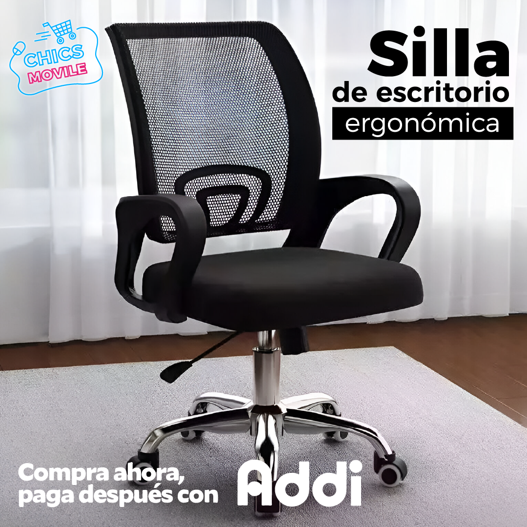 Silla De Escritorio Ejecutiva Para Oficina Ergonómica Magnux Color Negro Material Del Tapizado  💺🧑‍💼