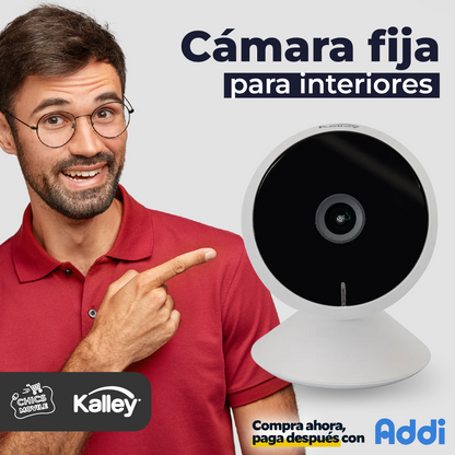 Cámara Seguridad Fija KALLEY Wifi Dia|noche 1080p 📷🏚️