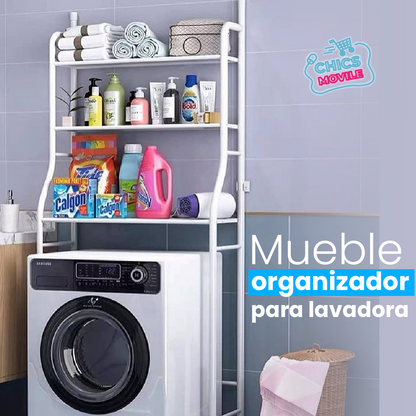 Organizador De Lavadora Estantes Mueble Ahorrador De Espacio ✅