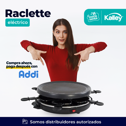 Raclette KALLEY 800W Asador Electrico 🥩🍕