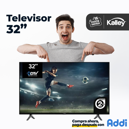 Televisor Kalley 32'' Pulgadas 81 Cm 📺 ✅