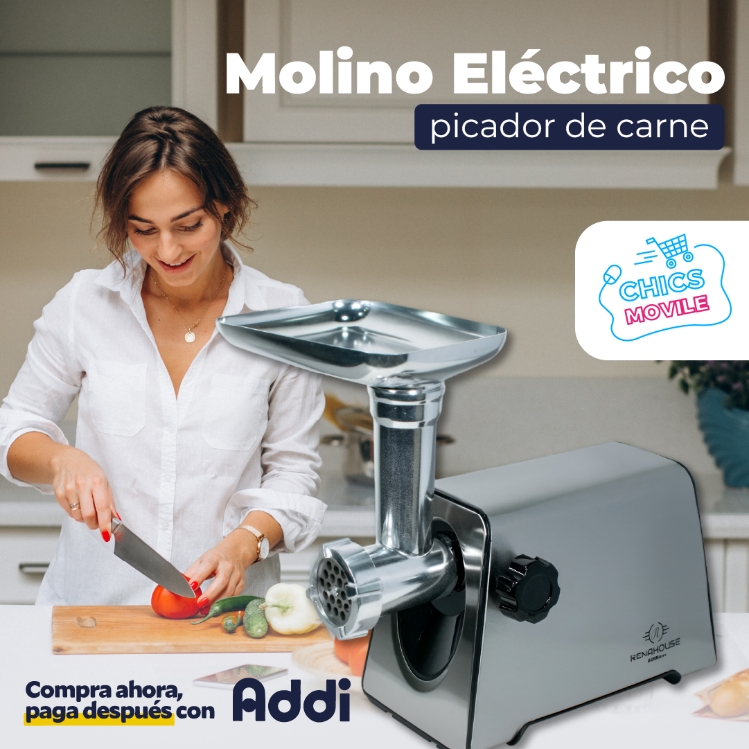 Molino Eléctrico Picador Carne Procesador Renahous 🥩🍖